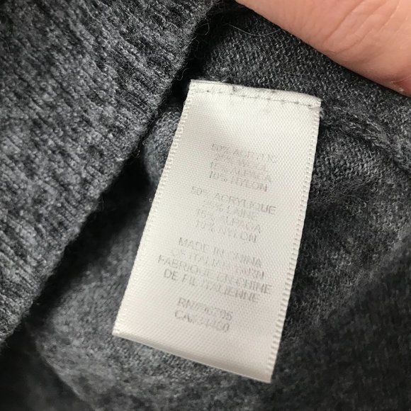 Rebecca Taylor Leopard Print V-Neck Sweater (M) - Picture 4 of 5